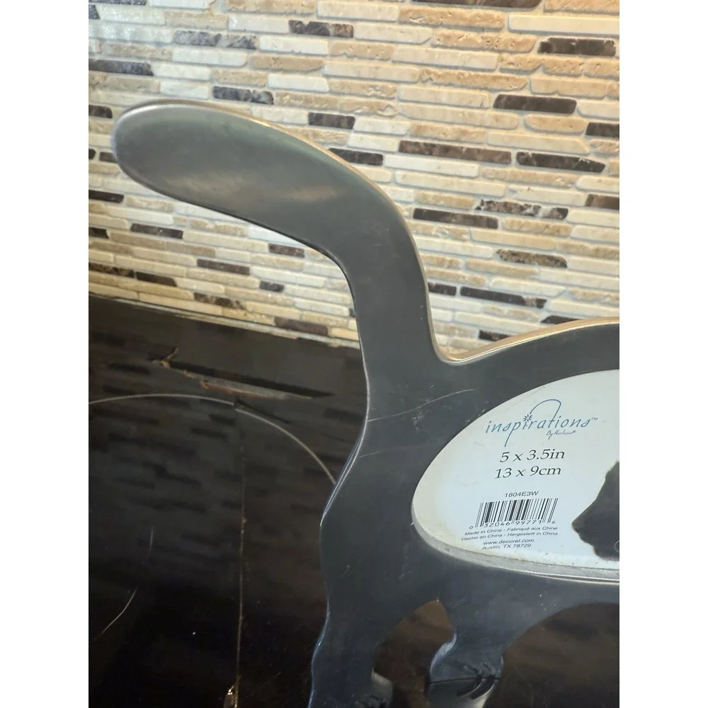 Inspirations 🎣 Purrfect Desk Decor!‎ 🎣 Metal Cat Frame with Fish - 5x3.5